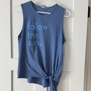 Disney Sleeveless Tie-Front Top